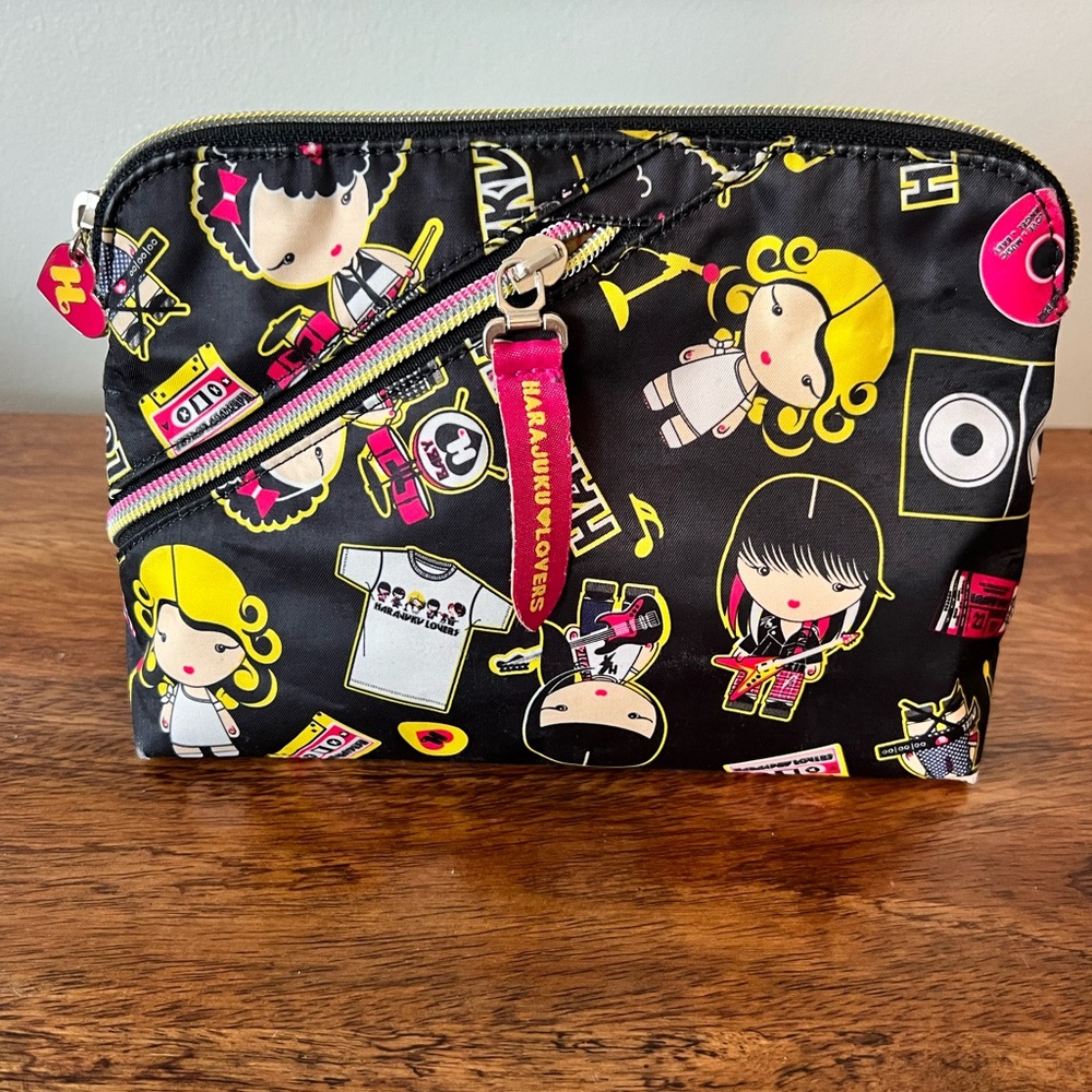 Harajuku Lovers Black Cosmetic Bag